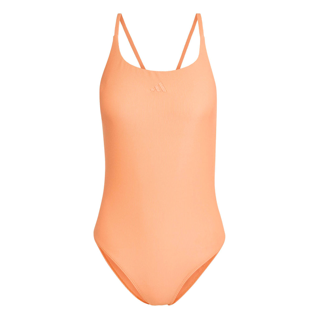 Iconisea Ribbed Padded Thin Straps Swimsuit