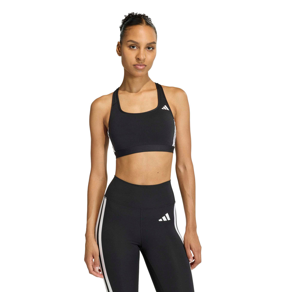 Optime Essentials Workout 3-Stripes Medium Support Bra
