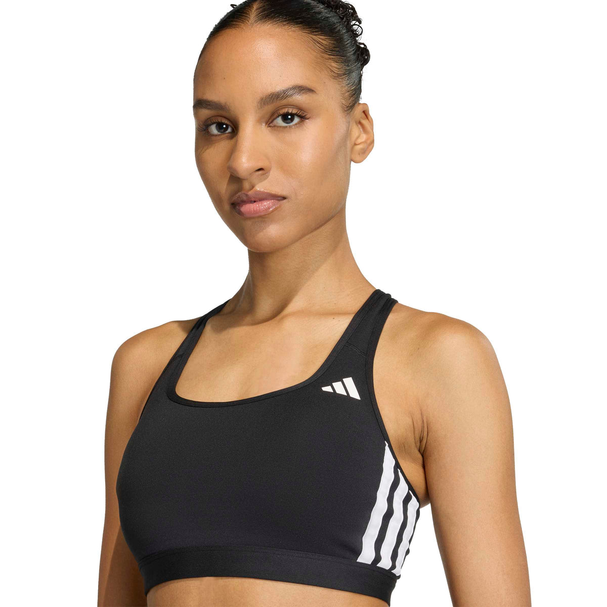 Optime Essentials Workout 3-Stripes Medium Support Bra
