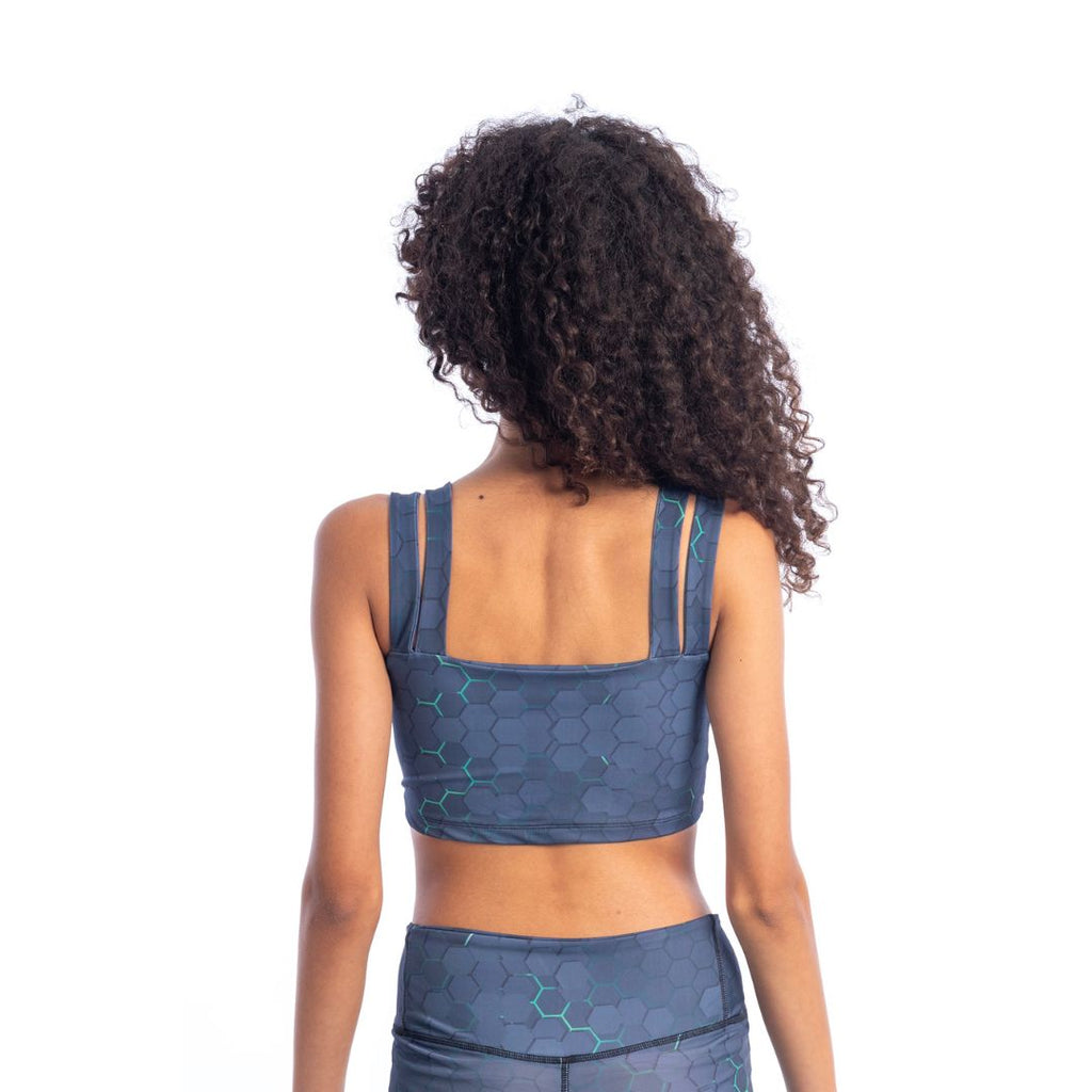 NYA Honeycomb Double Strap Sports Bra