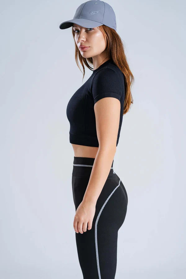 AuraFit Seamless Crop Top