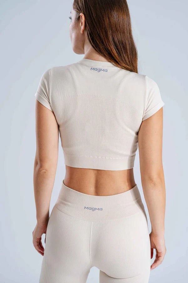 AuraFit Seamless Crop Top