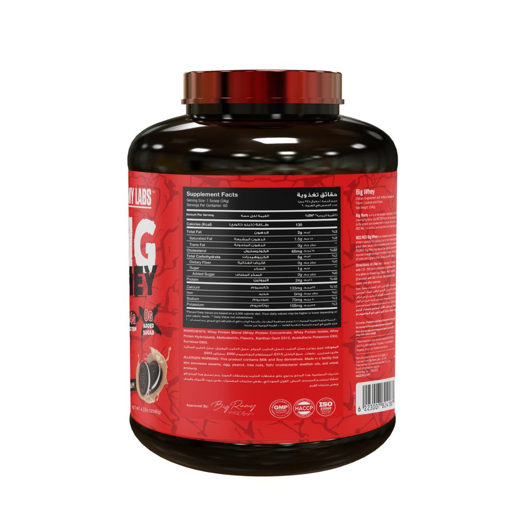 Big Whey Cookies & Cream - 4.5 LB