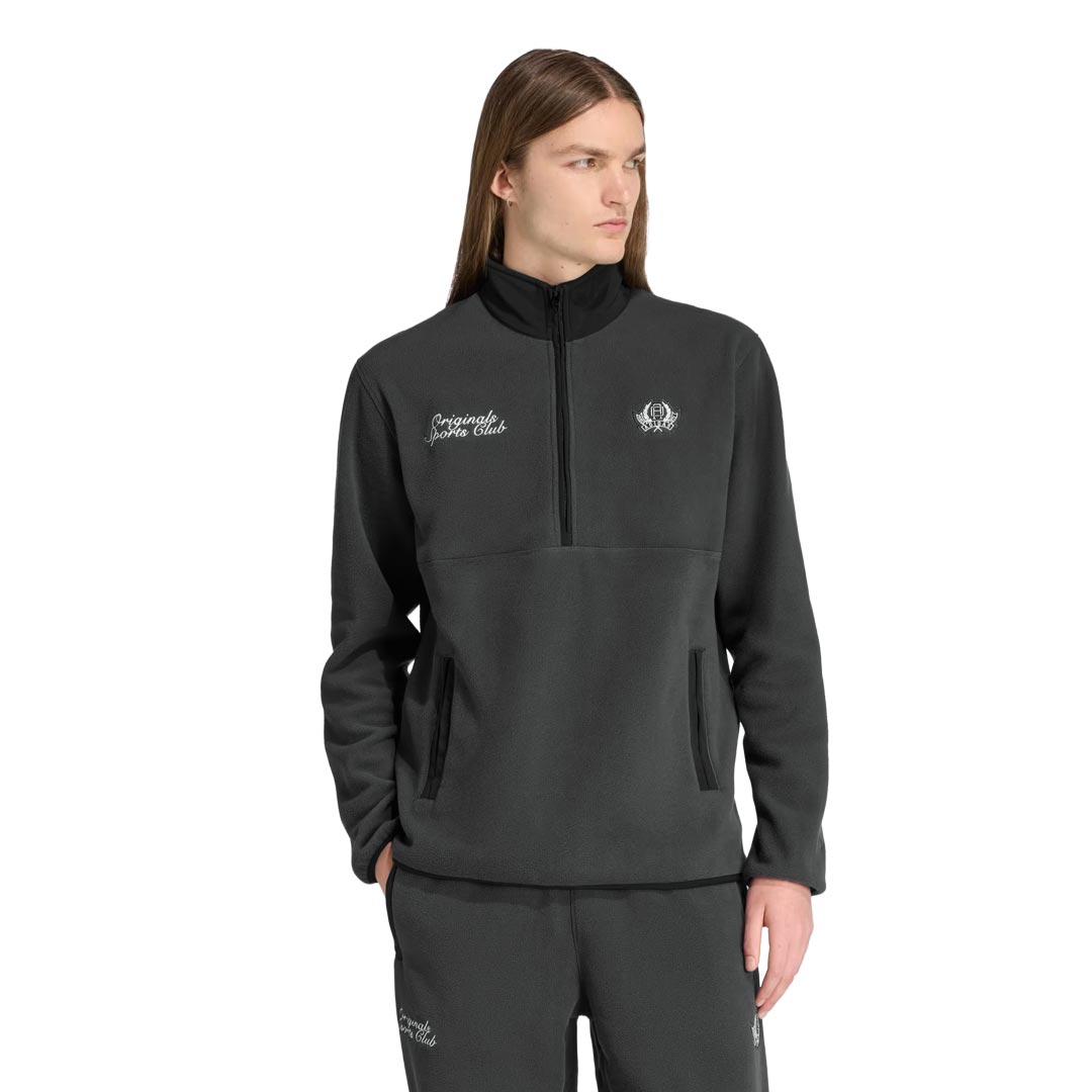adidas - Men's Regular Polar Fleece 1/4 Zip Sweatshirt (JX8191)