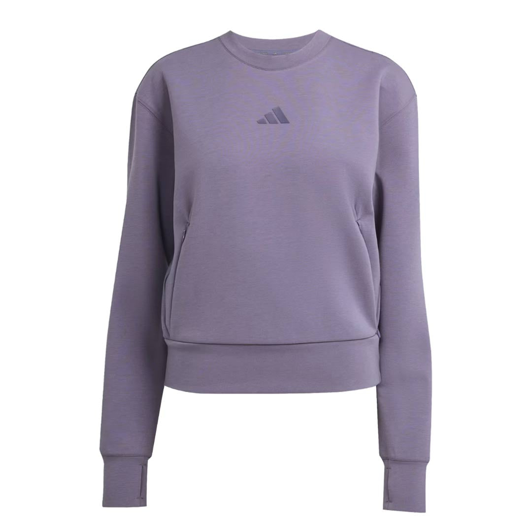 adidas - Women's Designed-For-Training Warm-Up Crewneck Sweatshirt (JX7307)