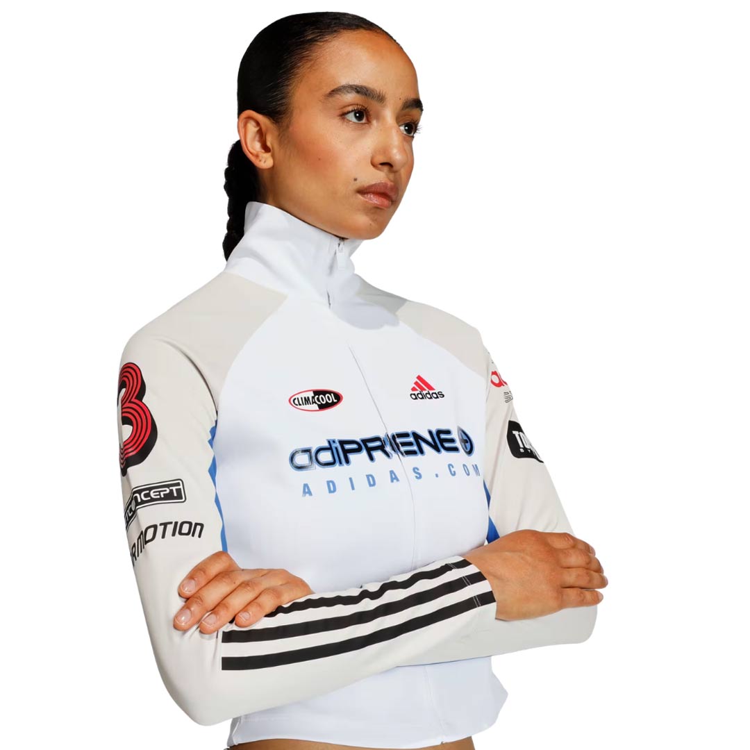 adidas - Women's Teamgeist Slim Full Zipper Long Sleeve Top (KH1988)
