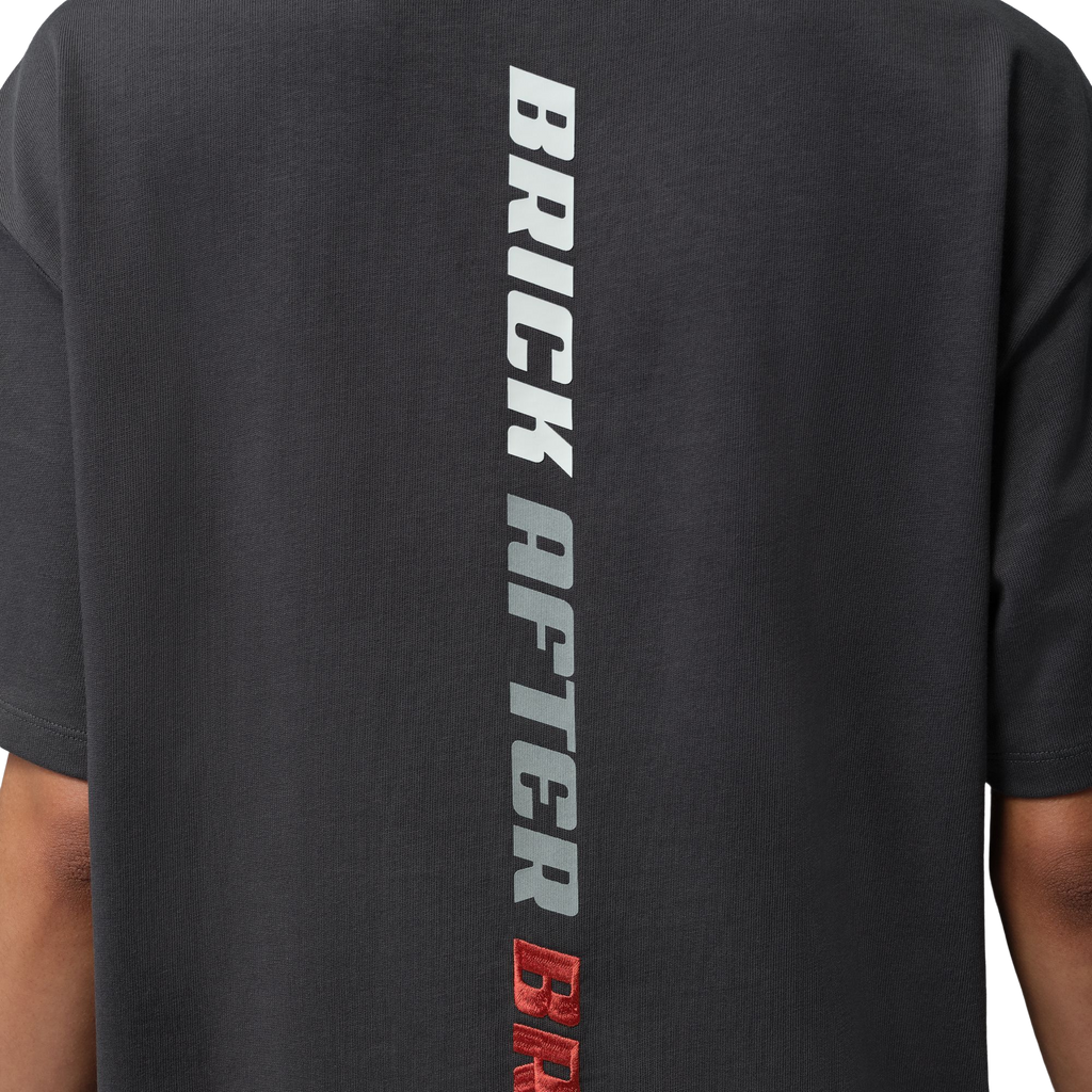 + Nigel Sylvester Brick After Brick Tee 'Anthracite'