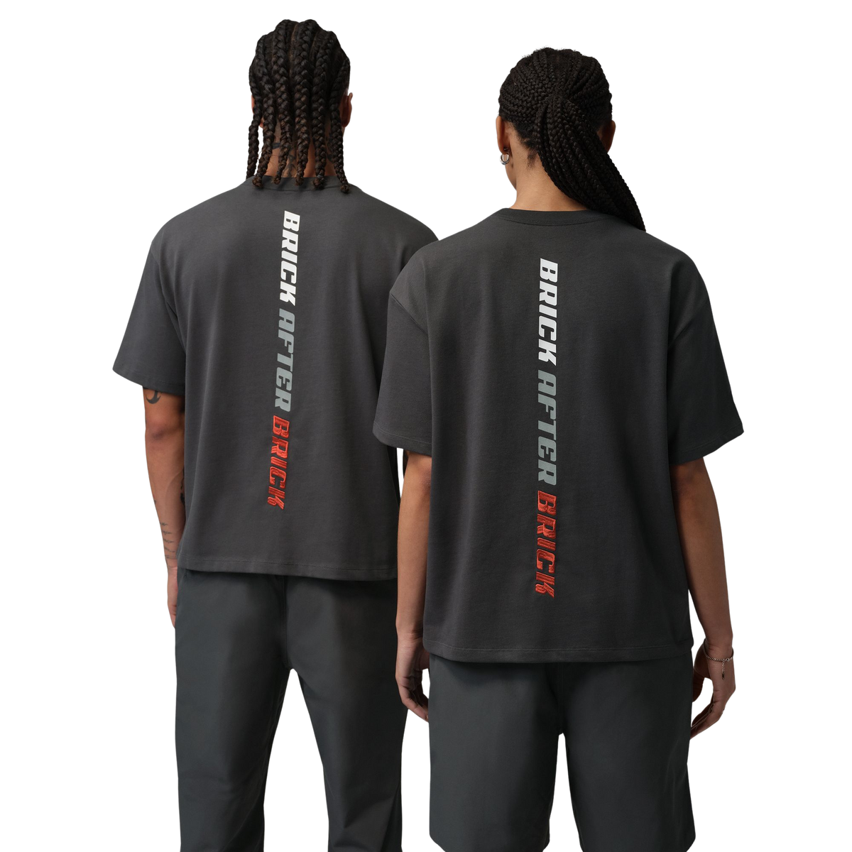 + Nigel Sylvester Brick After Brick Tee 'Anthracite'
