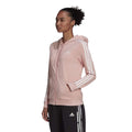 Essentials Single Jersey 3-Stripes Full-Zip Track Top