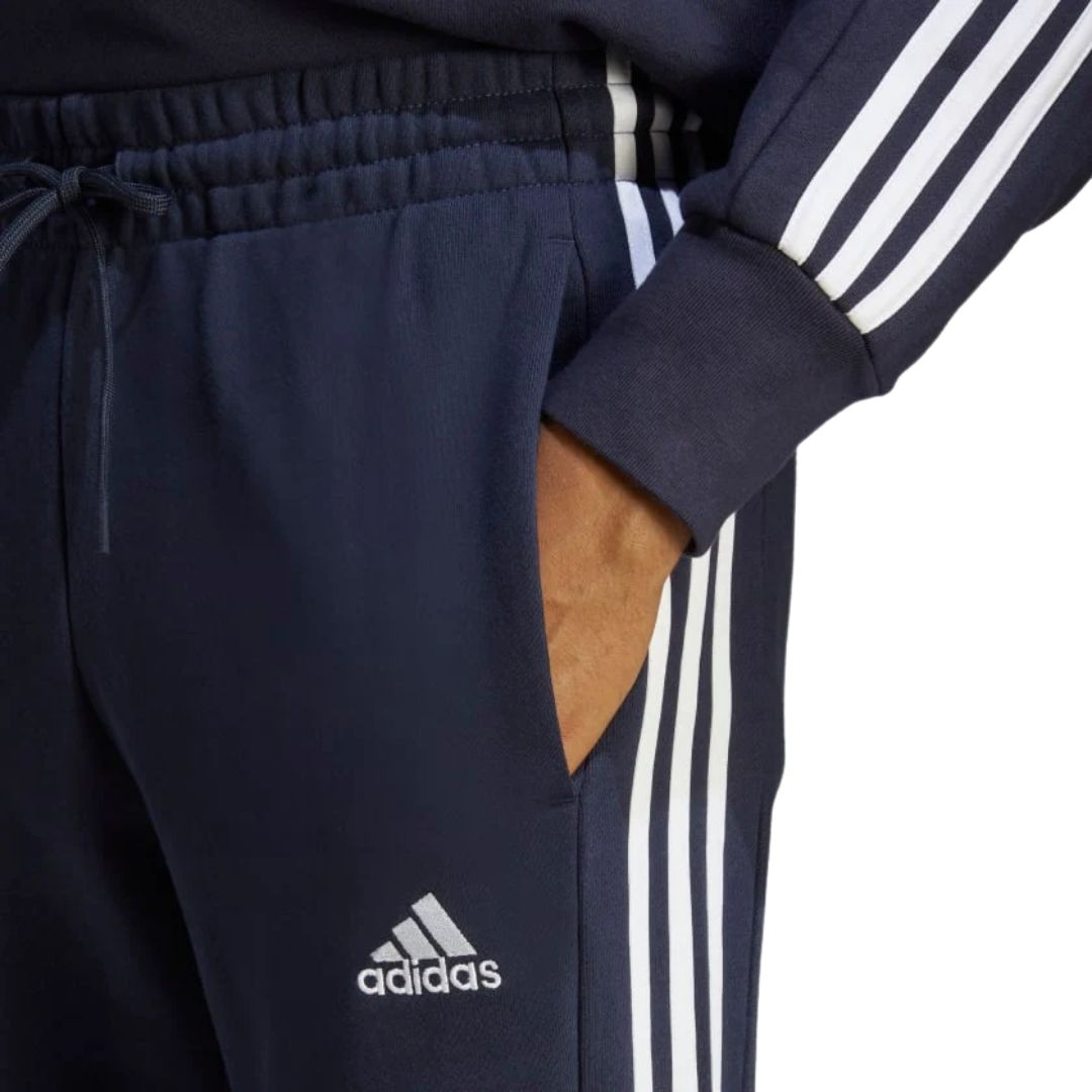 Essentials French Terry Tapered Cuff 3-Stripes Joggers