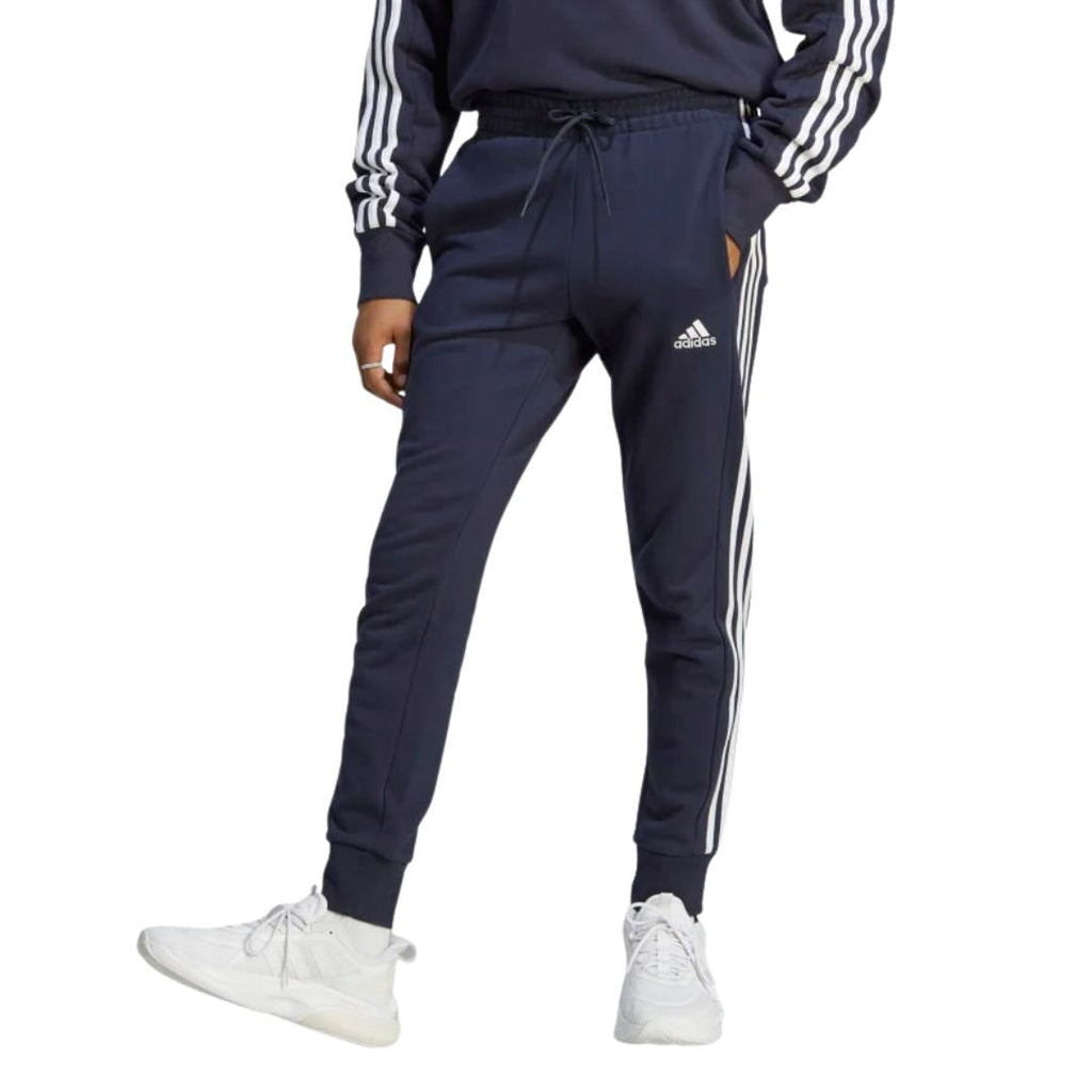 Essentials French Terry Tapered Cuff 3-Stripes Joggers