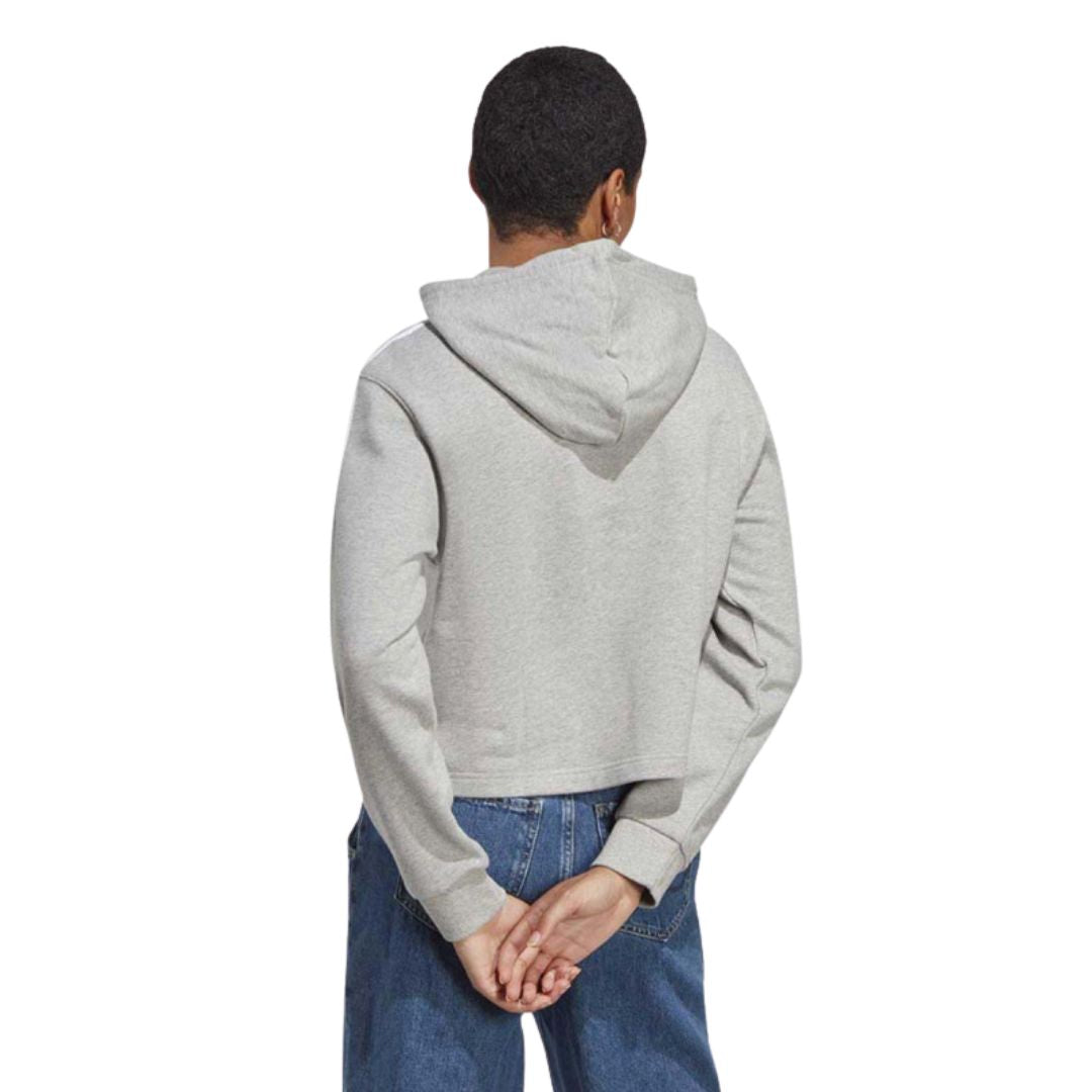 Essentials 3-Stripes French Terry Crop Sweatshirt