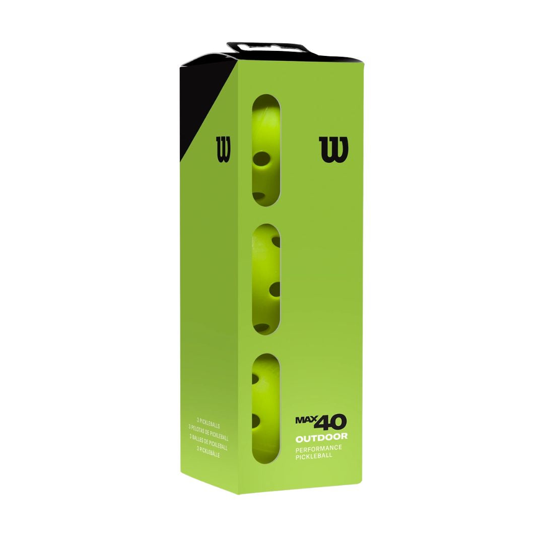 Max 40 Outdoor Pickle Ball 3 Pack